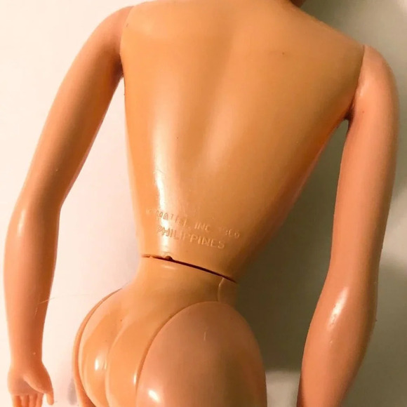 Vintage Barbie Doll With Sticker Craze Dress Mattel Philippines Spotted Legs TLC - Picture 10 of 16